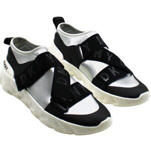 DKNY Womens Clara Laceless Slip on Fashion Sneakers